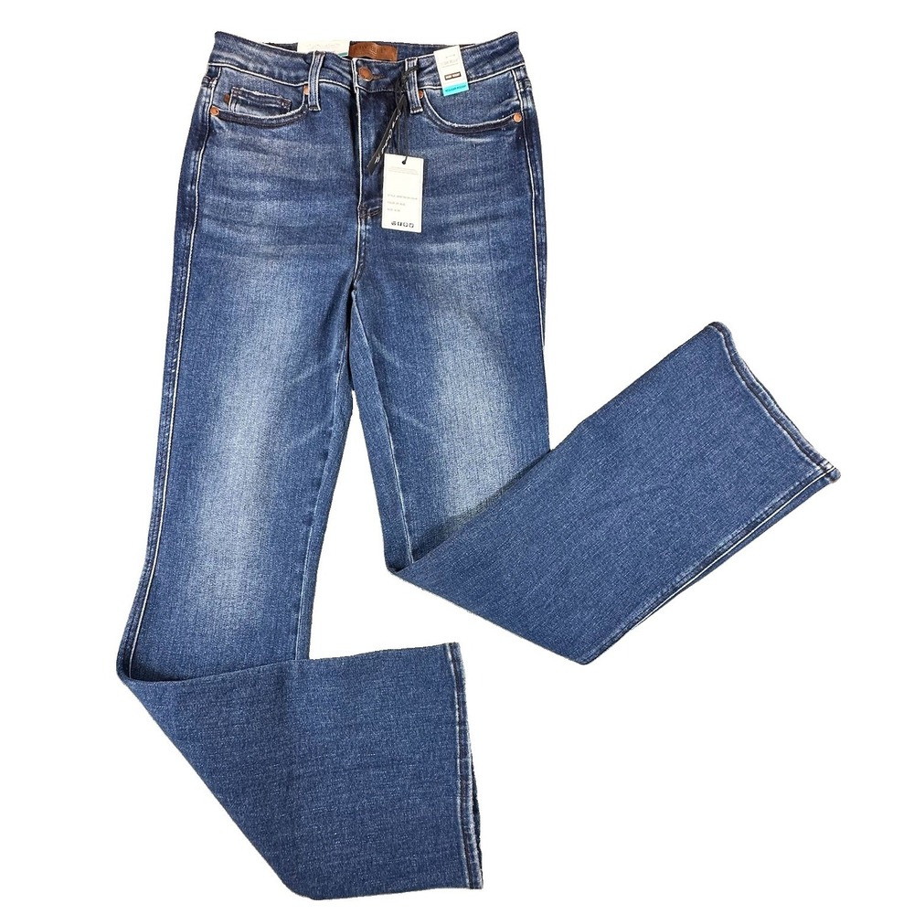Judy Blue Bootcut Jeans Womens 9/ 29 High Rise Medium Wash Denim Stretch New